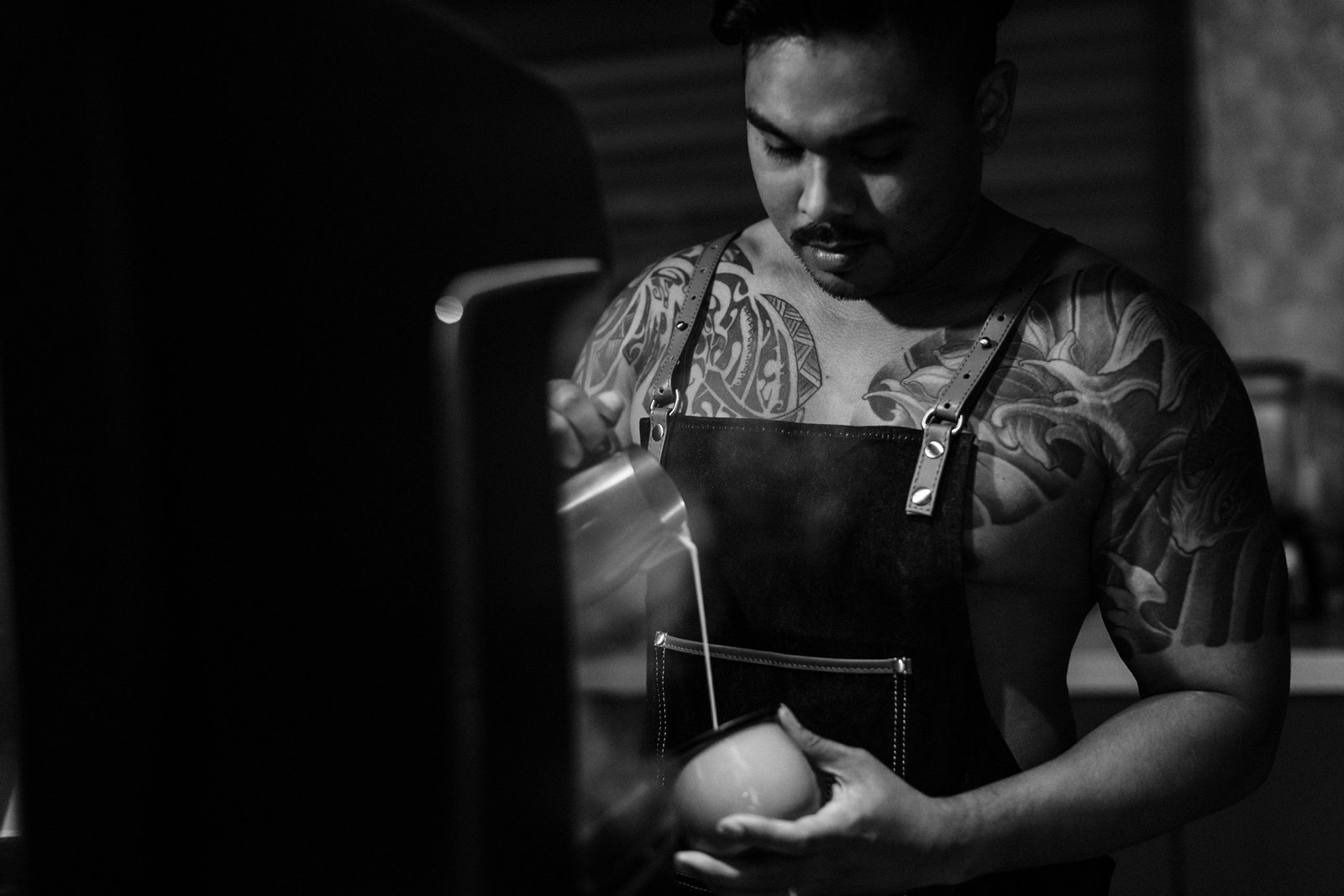 Personal Branding Photographer Cliff Choong Bartender Giffard International Tattoo Artist