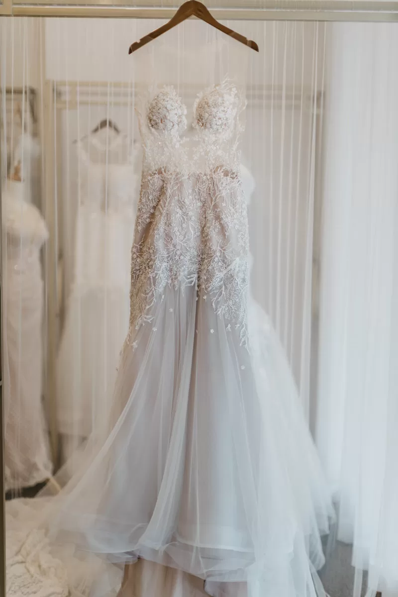 behind the scenes photo by cliff choong. Celine Ooi's gowns, a perfect blend of sophistication and timeless elegance.